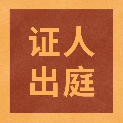 请证人出庭必看！3 个细节决定官司输赢