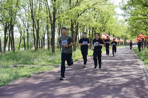 天津高院与北辰法院联合举办全市法院司法警察“活力警营·逐梦青春”越野接力活动4