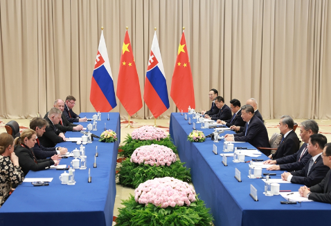习近平会见斯洛伐克总理菲佐2 习近平会见斯洛伐克总理菲佐2