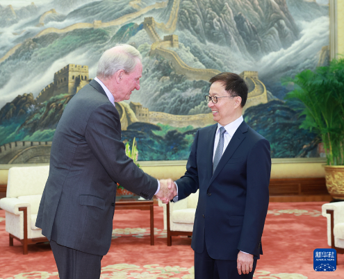 韩正会见美国景顺集团董事会主席瓦格纳 韩正会见美国景顺集团董事会主席瓦格纳