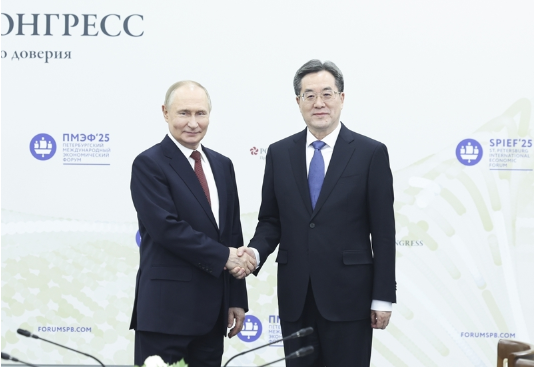 丁薛祥会见俄罗斯总统普京 丁薛祥会见俄罗斯总统普京
