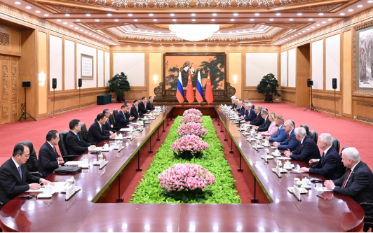 习近平会见俄罗斯国家杜马主席沃洛金2 习近平会见俄罗斯国家杜马主席沃洛金2