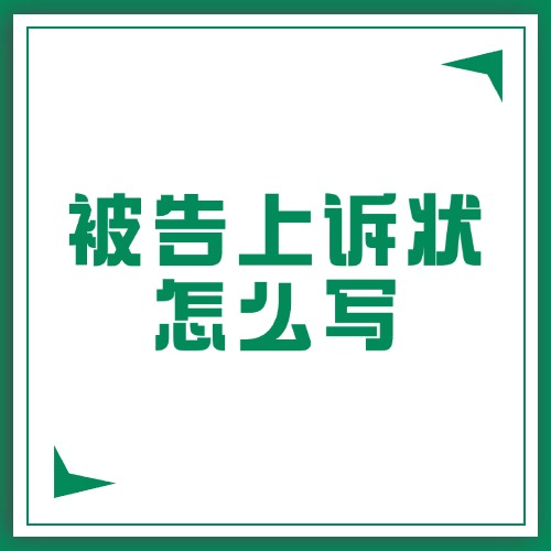 被告想上诉？上诉状里这几点写清楚，二审才有戏